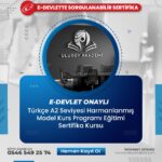 Türkçe A2 Seviyesi Harmanlanmış Model Kurs Programı Eğitimi Sertifika Kursu